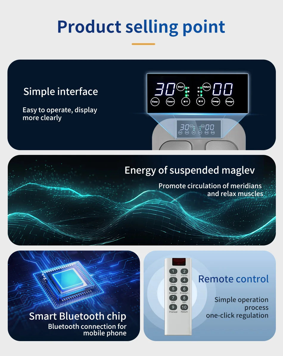 Terahertz Frequency Therapy Device Pain Relief Foot Massager