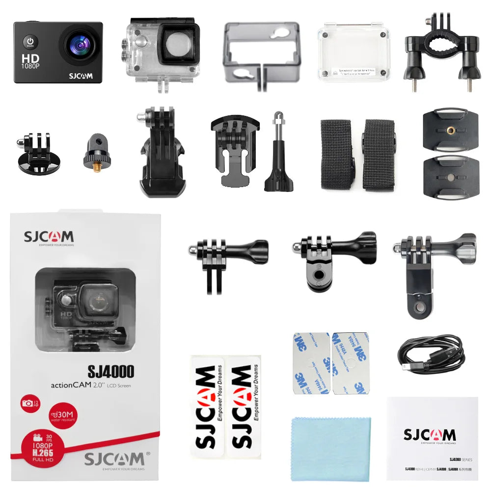 1080P Action Camera For Underwater Snorkeling Surfing Skiing