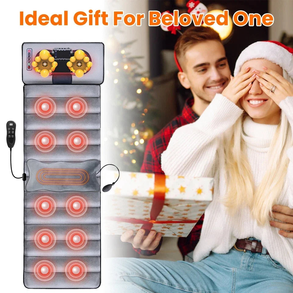 Electric Massage Mat With Heating Kneading And Vibrating Full Body