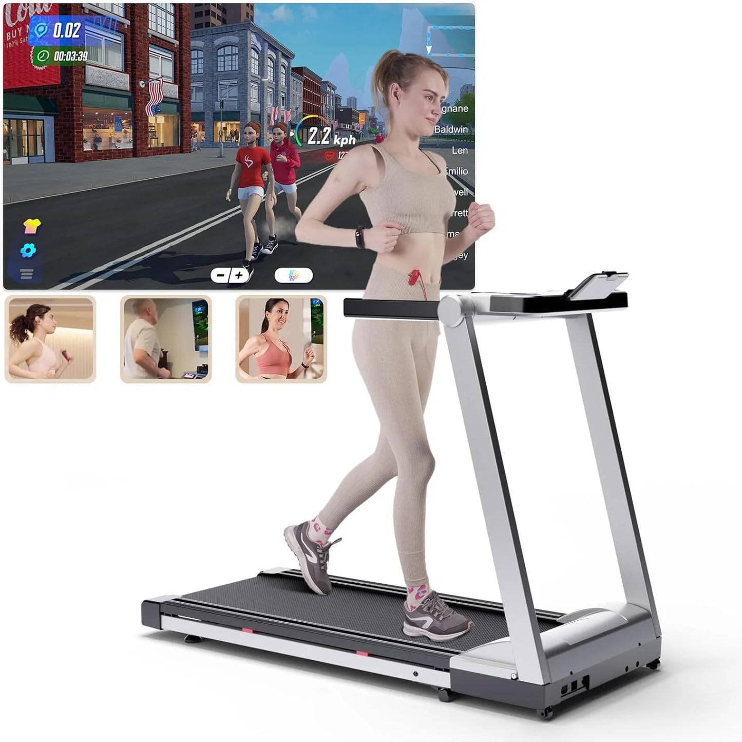 Superun Three Point Five HP Foldable Treadmill 6 Percent Incline