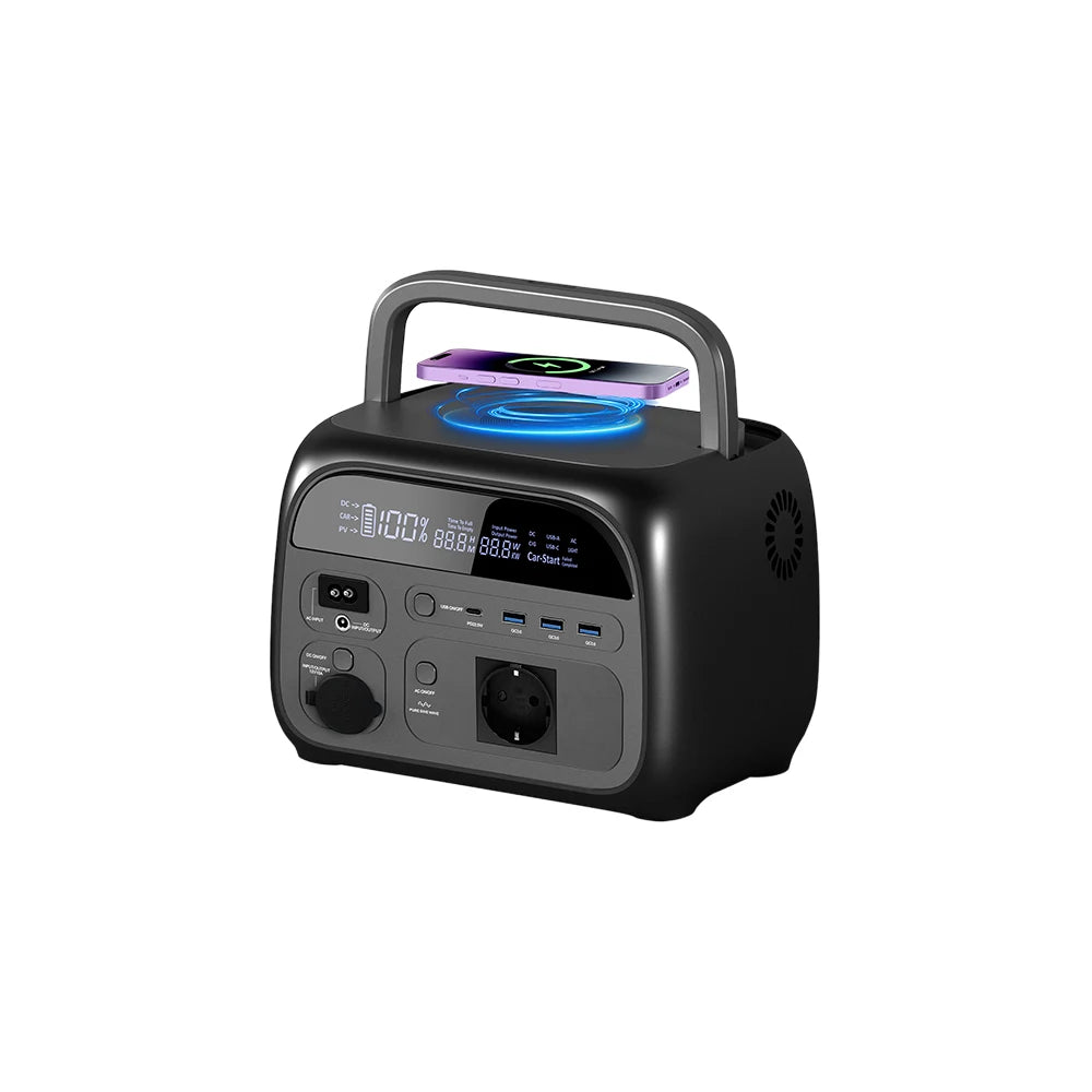 CTOLITY AP2000 Portable Solar Generator LiFePO4 2400W Foldable
