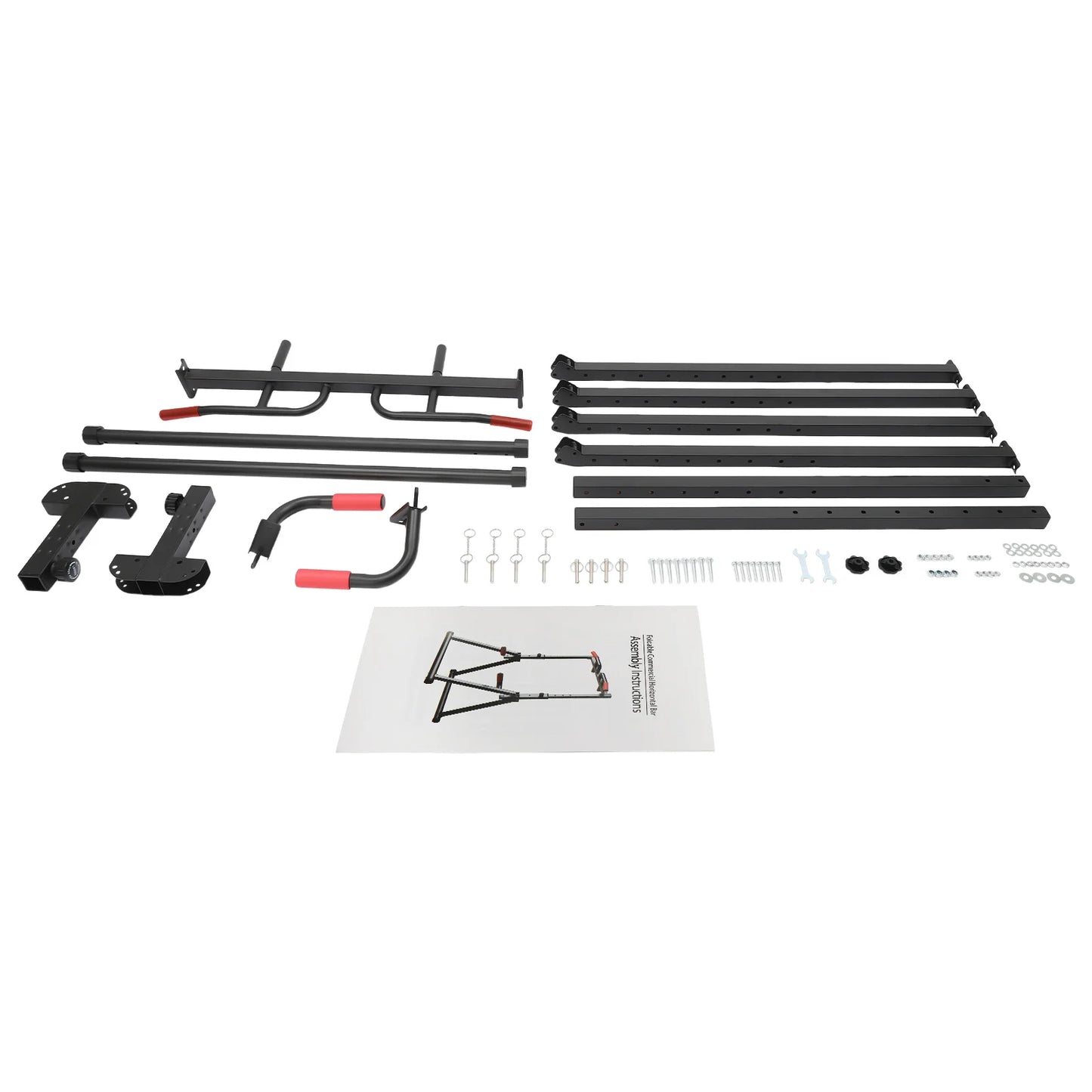 Doorway Pull Up Bar Adjustable Height Wall Mount 440 Lbs