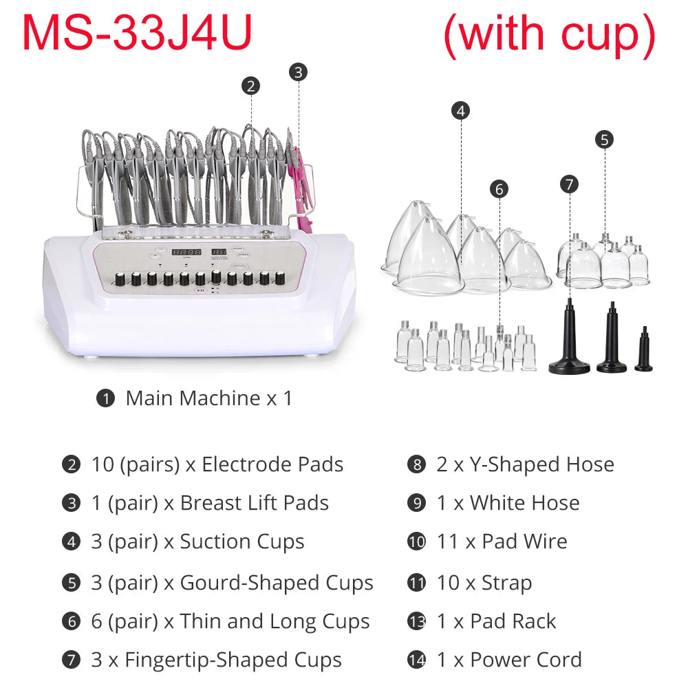MYCHWAY EMS Muscle Stimulator For Hips Arms Abdomen