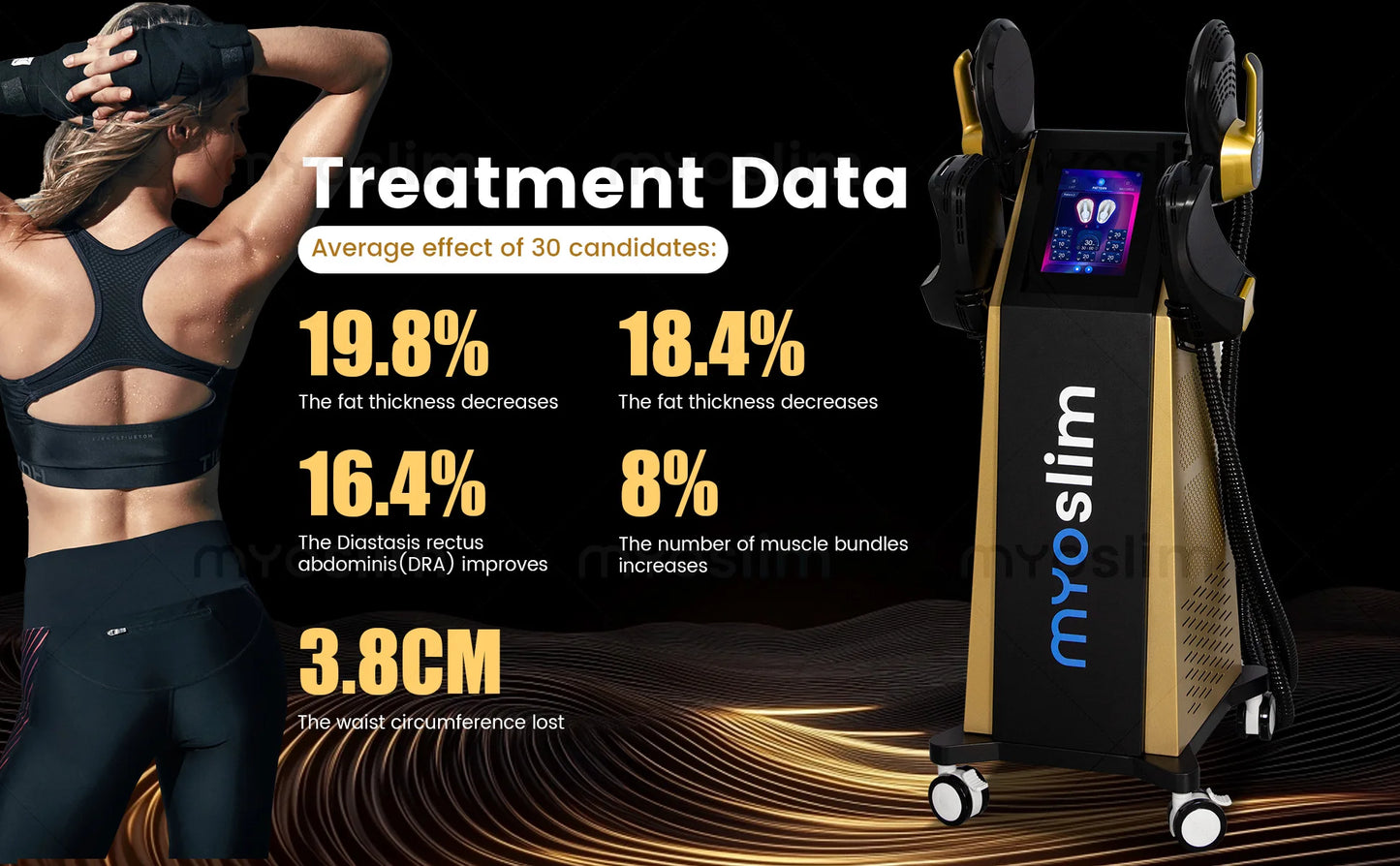 Myoslim RF High Intensity Electromagnetic Body Sculpting Machine