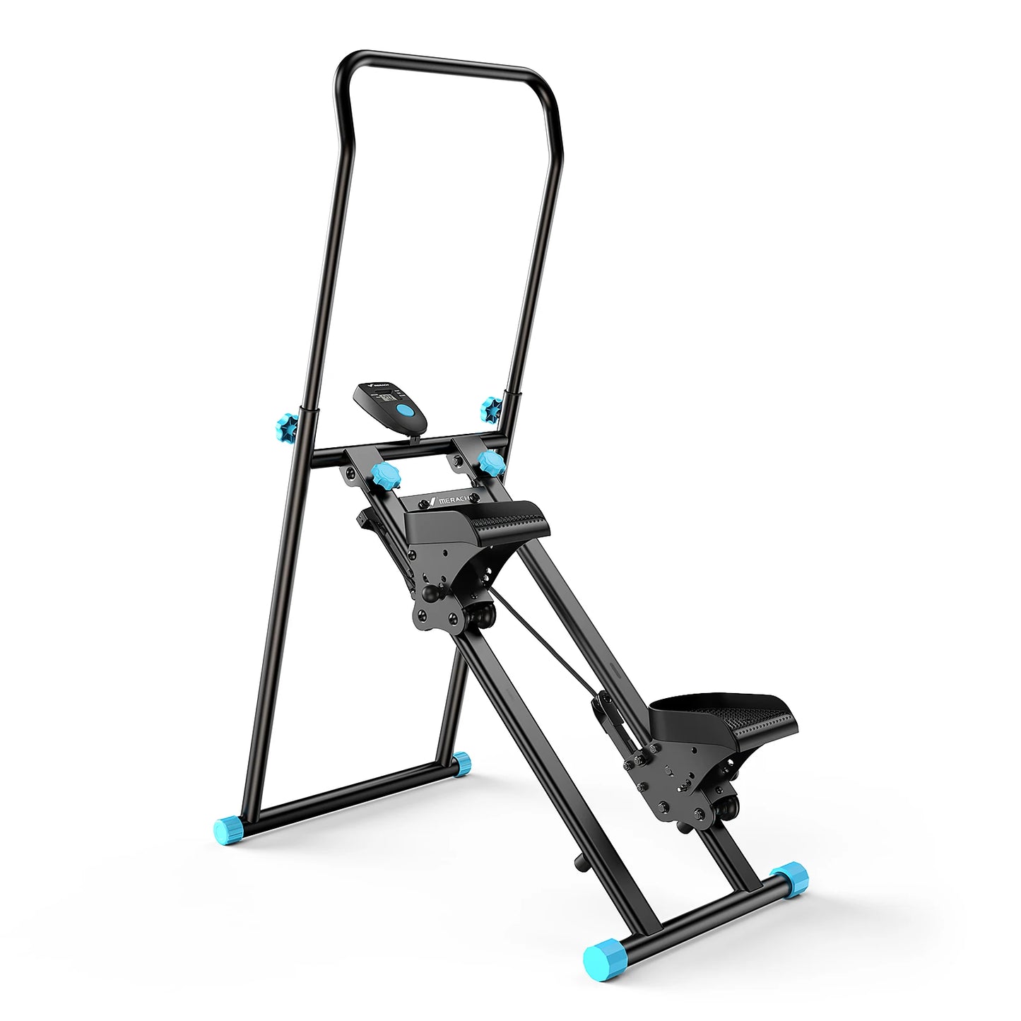 Merach Vertical Climber Stair Stepper For Home Gym Full Body Cardio High Intensity Workout Compact Space Saver