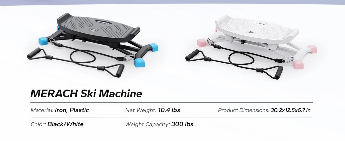 MERACH Ski Machine Simulated Ski Training Cardio Body Workout