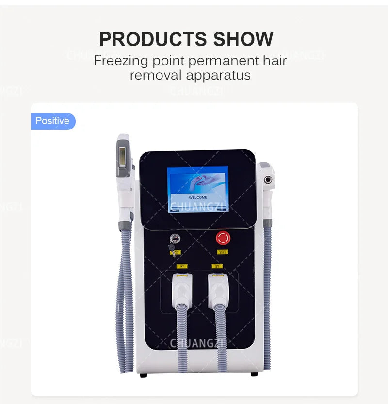 MYOSLIM 3 In 1 IPL Laser Hair Removal Machine System