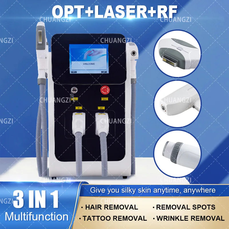 MYOSLIM 3 In 1 IPL Laser Hair Removal Machine System