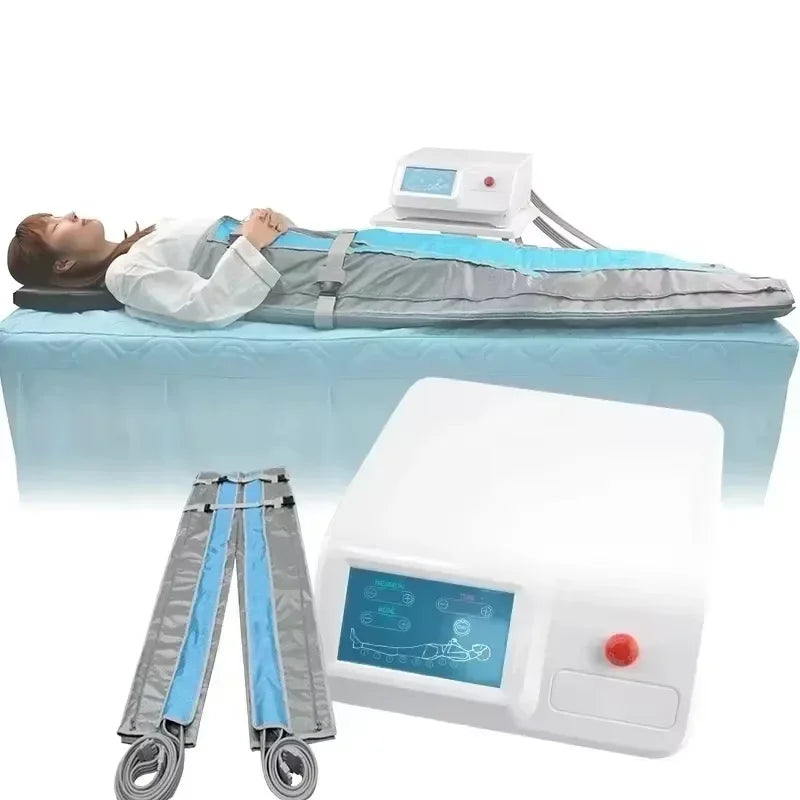 Portable Air Pressure Therapy Device for Massage and Lymphatic Drainage With Compression for Circulation Support