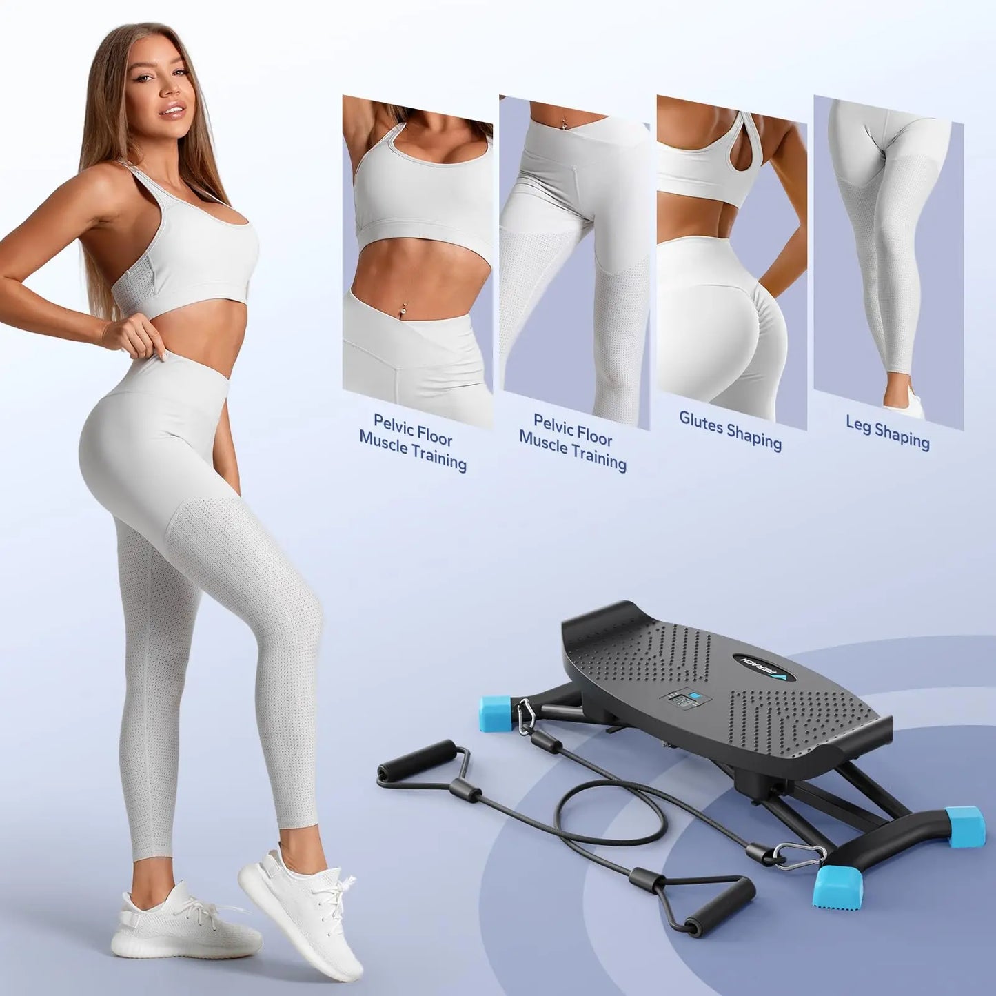 MERACH Ski Machine Simulated Ski Training Cardio Body Workout
