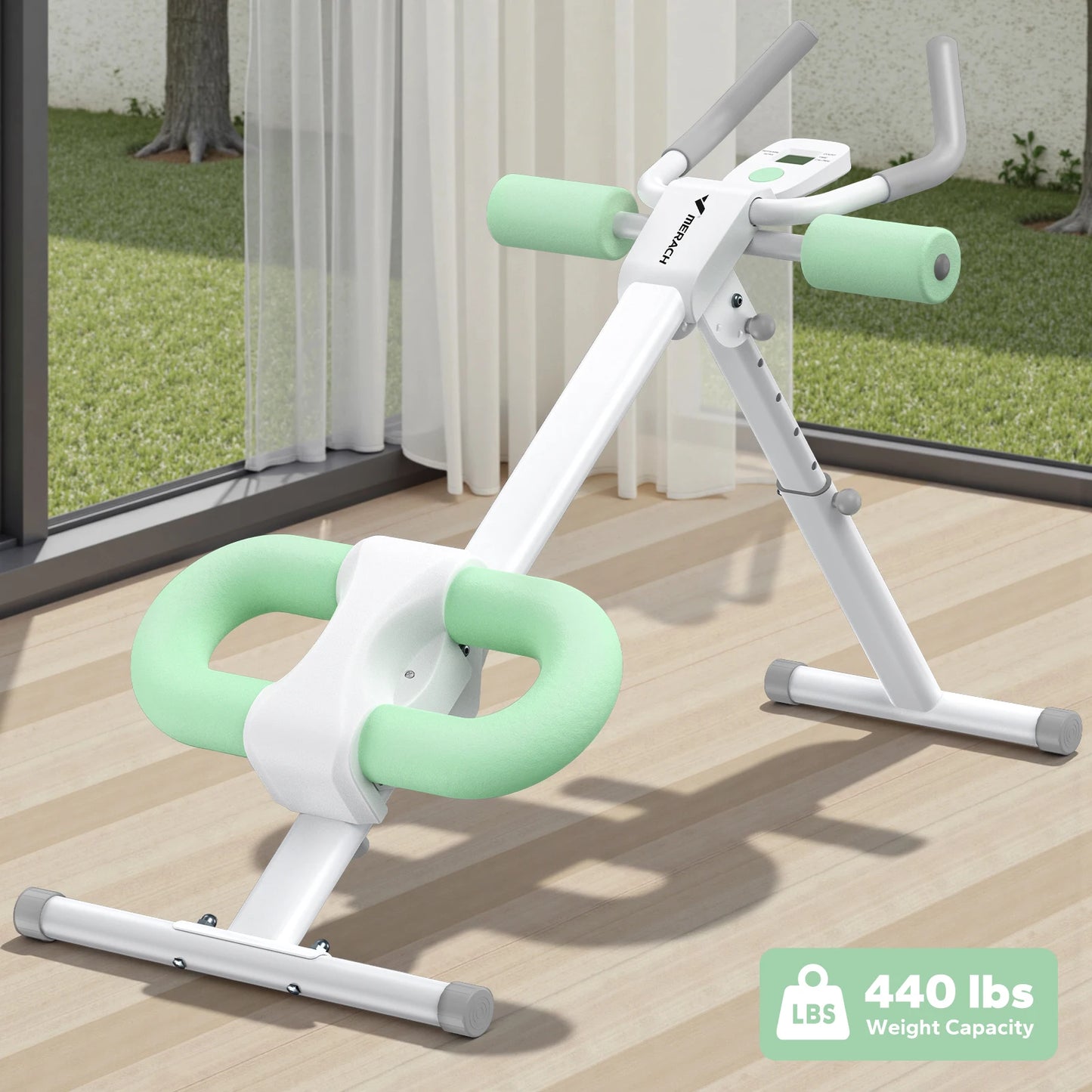 MERACH 2314 Abdominal Machine Adjustable Foldable Trainer for Core Workouts