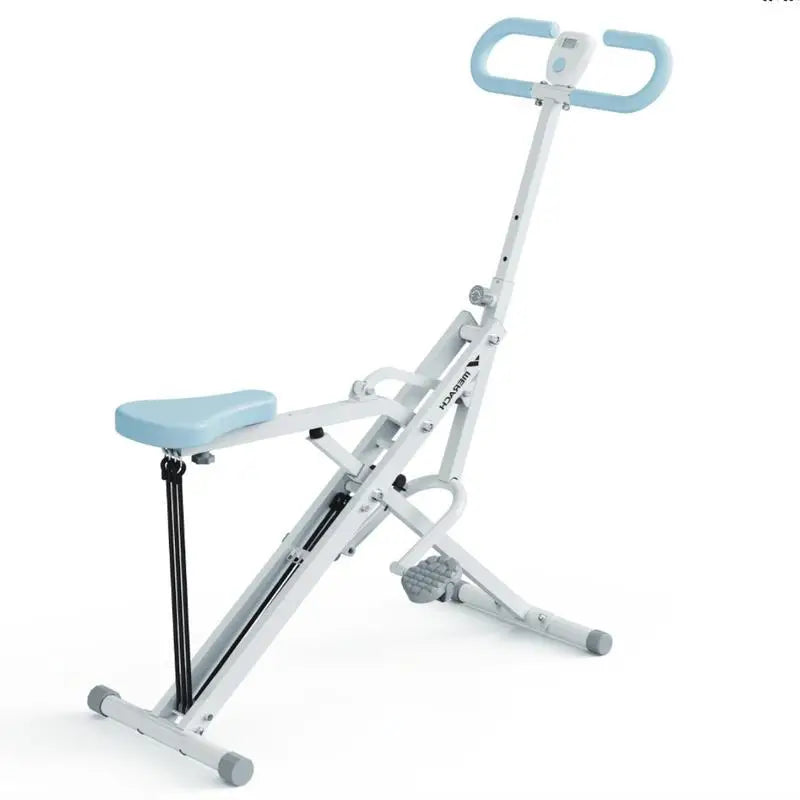 Merach 2in1 Squat And Rowing Machine For Home Gym With Foldable Frame And Real Time Feedback LCD Display