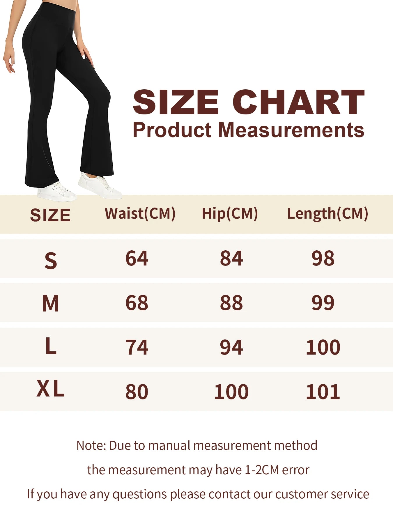Women's Fleece-Lined High-Waist Yoga Pants With Pockets Bootcut
