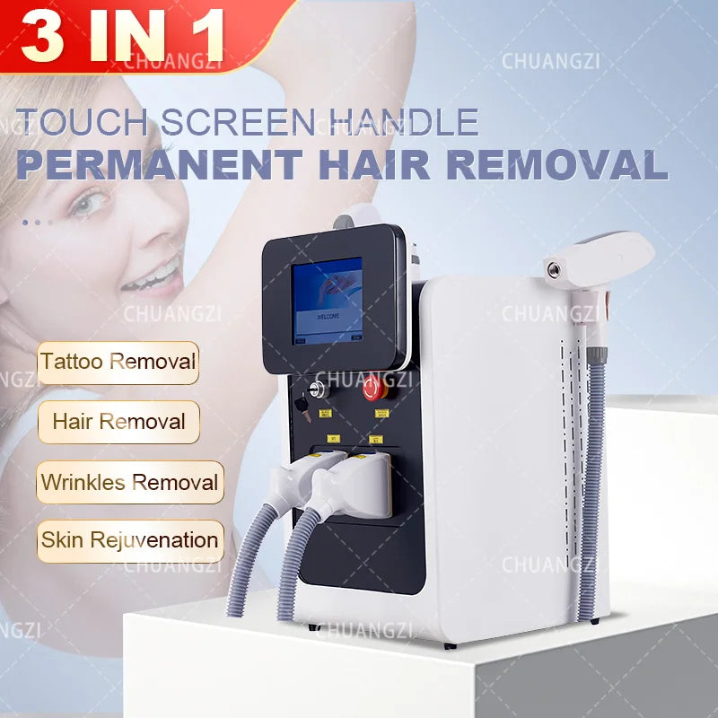 MYOSLIM 3 In 1 IPL Laser Hair Removal Machine System