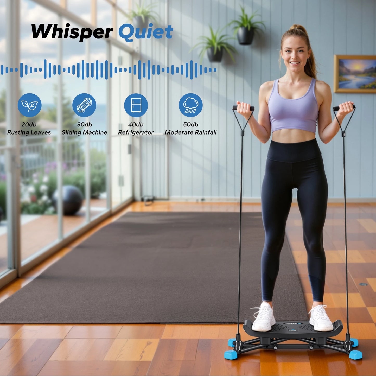 MERACH Ski Machine Simulated Ski Training Cardio Body Workout