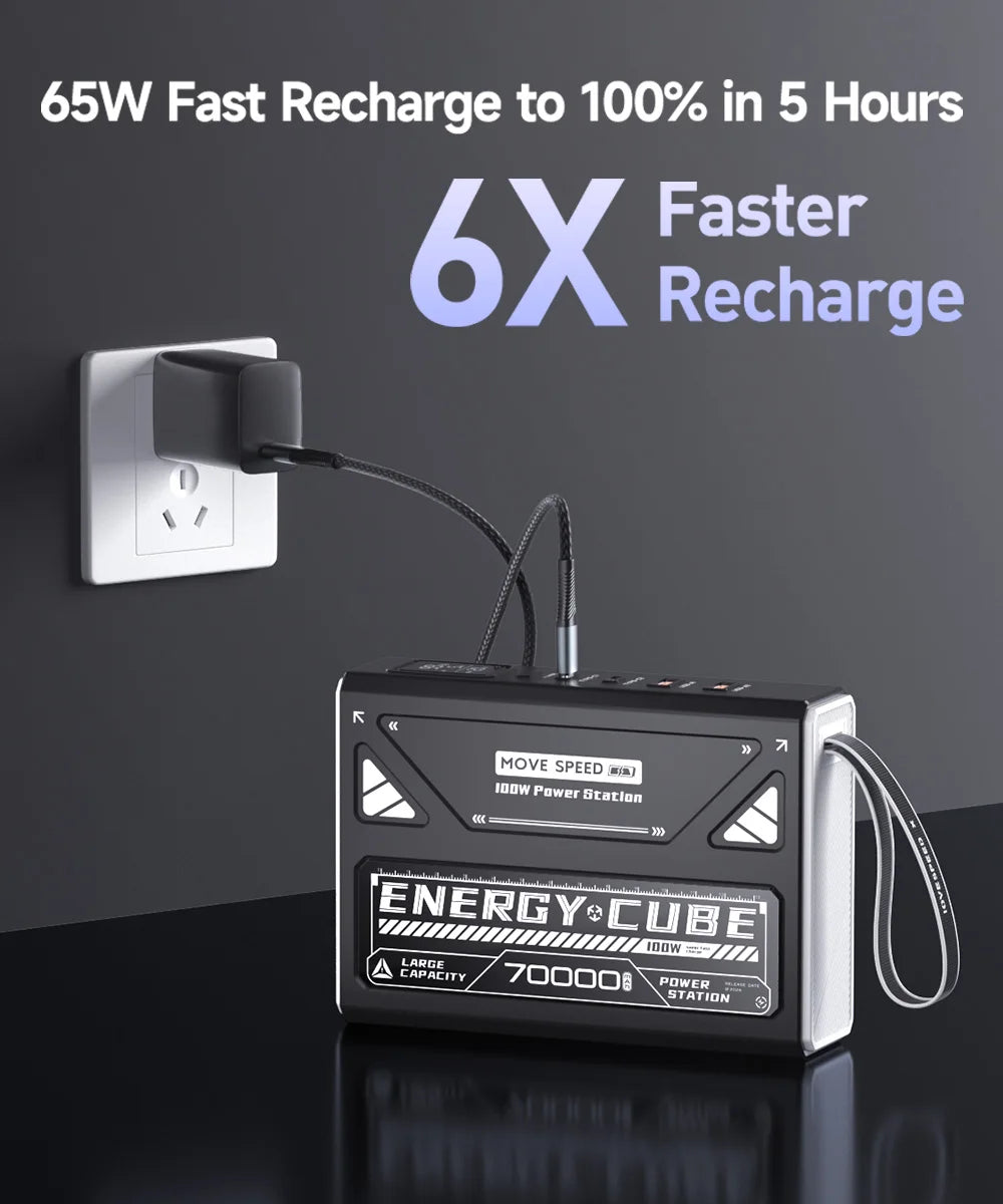 MOVESPEED Z70 Pro 100W Power Bank For MacBook Pro Outdoor
