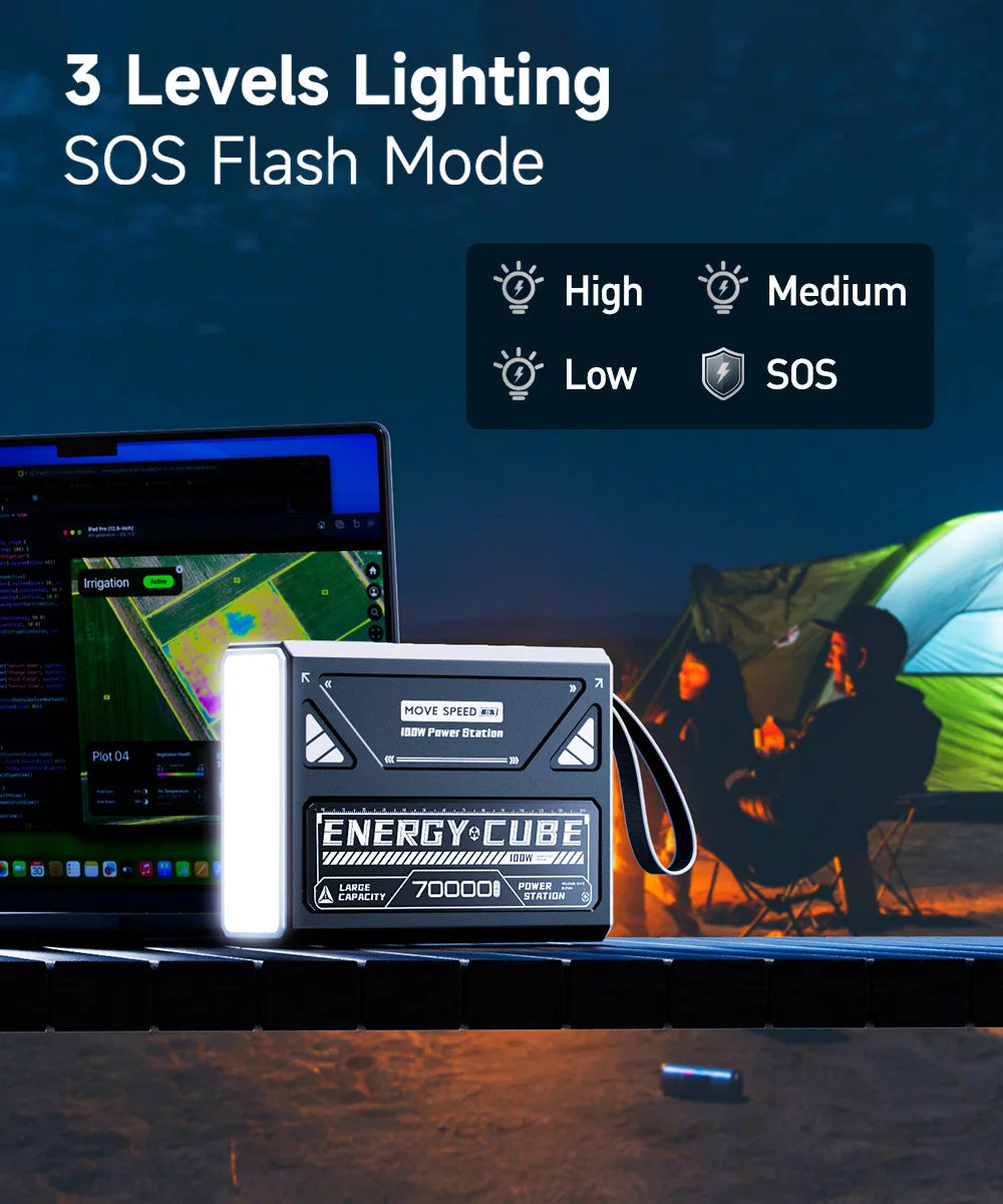 MOVESPEED Z70 Pro 100W Power Bank For MacBook Pro Outdoor