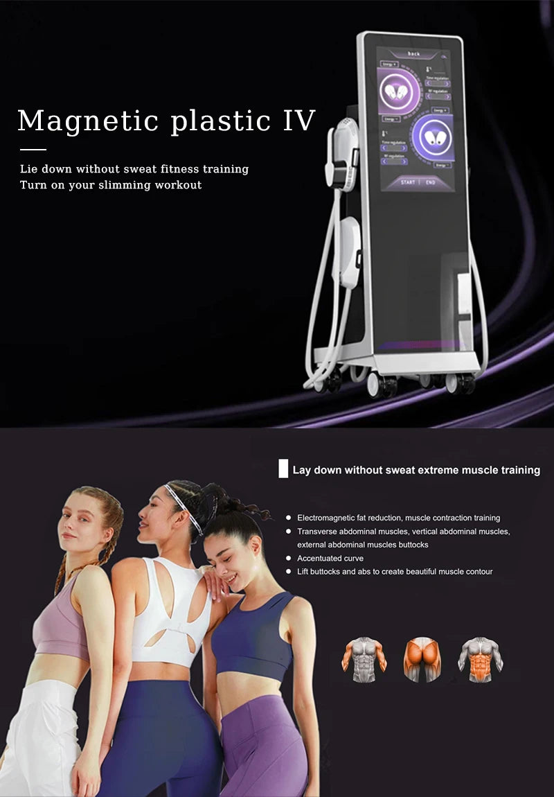 SLyric 4 In 1 Body Shaping Muscle Stimulator With Phone Control RF Slimming