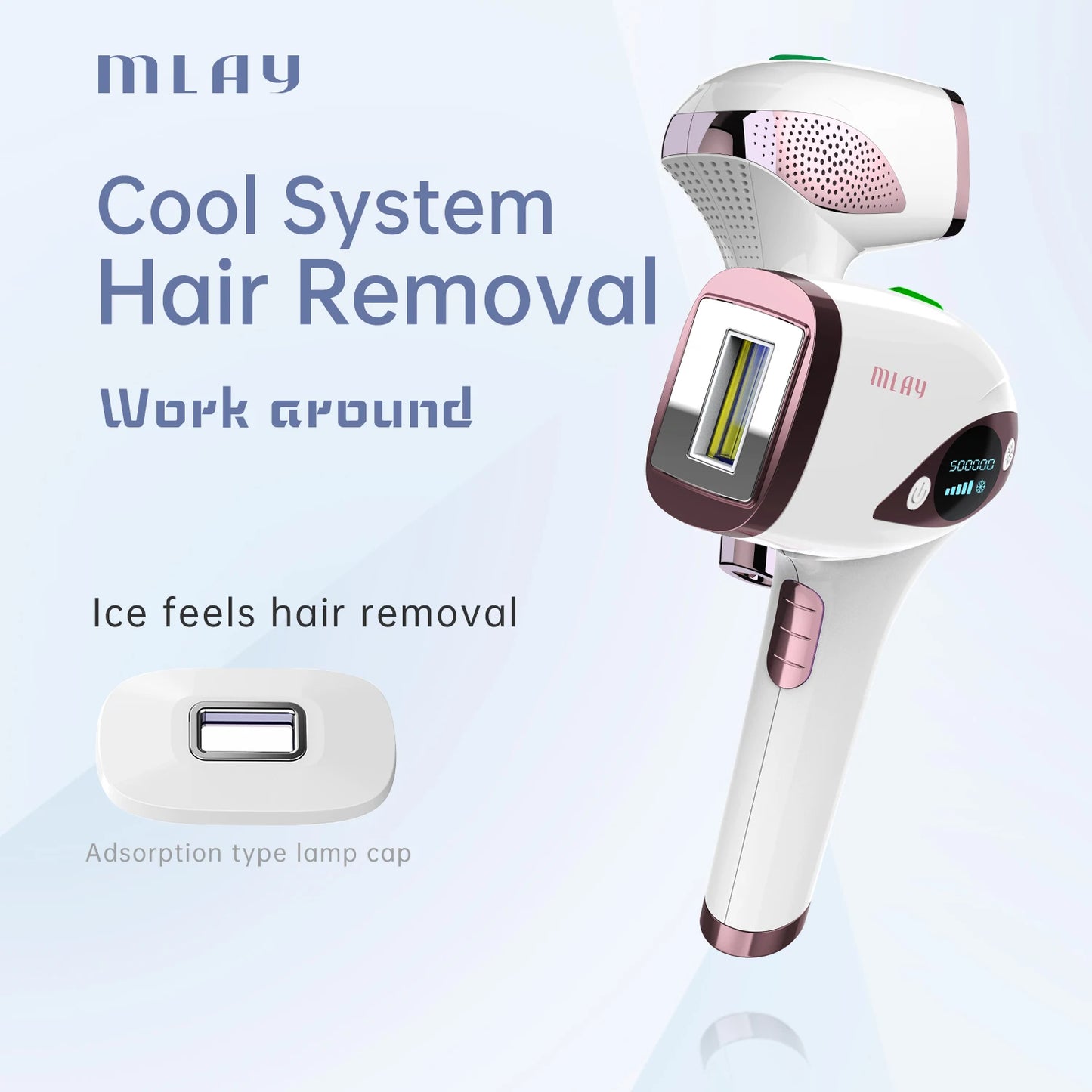 MLAY T4 IPL Laser Hair Removal Epilator For Home Use