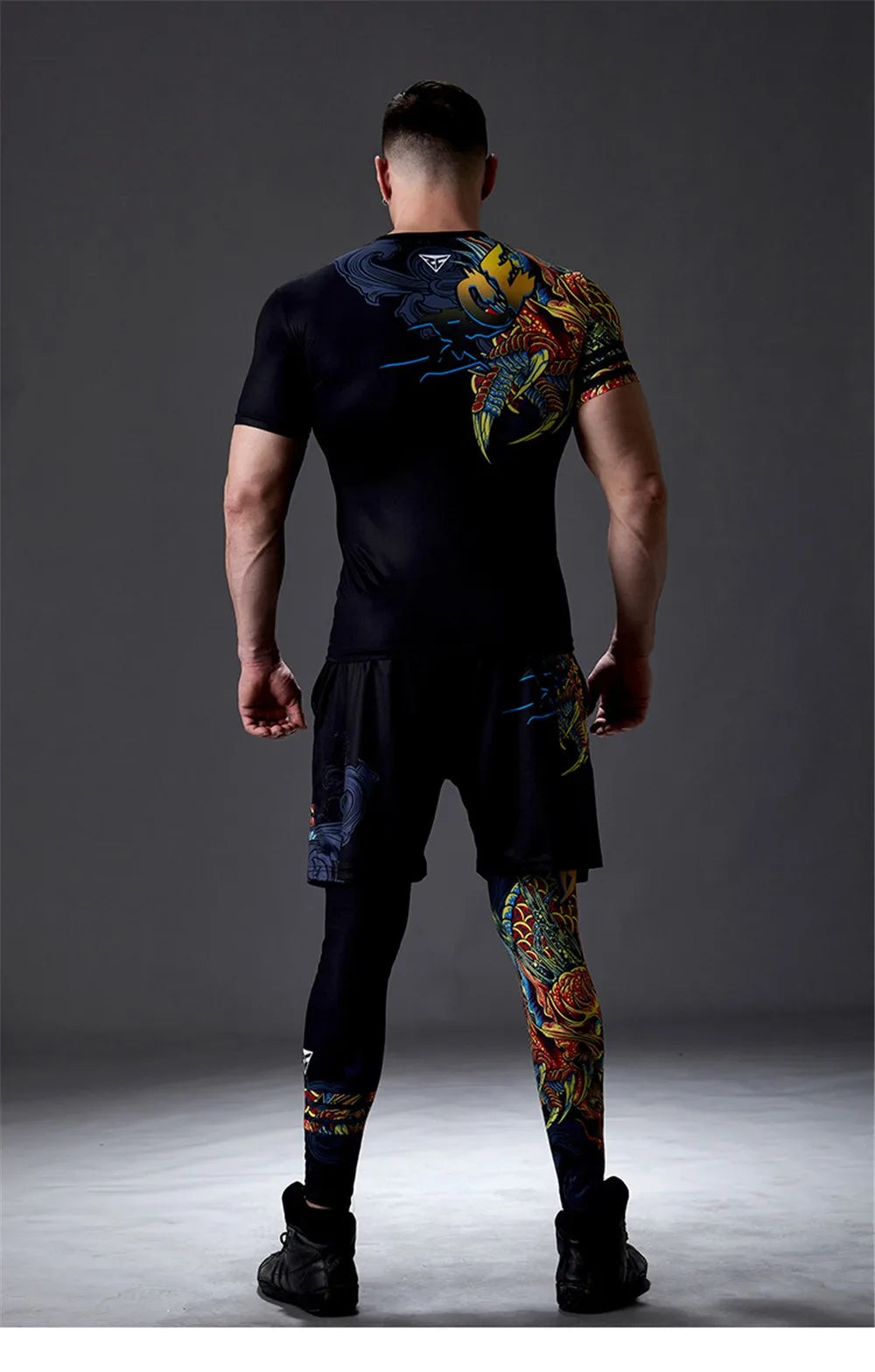GANYANR Men Running Sets Sports Tracksuit For Fitness And Training