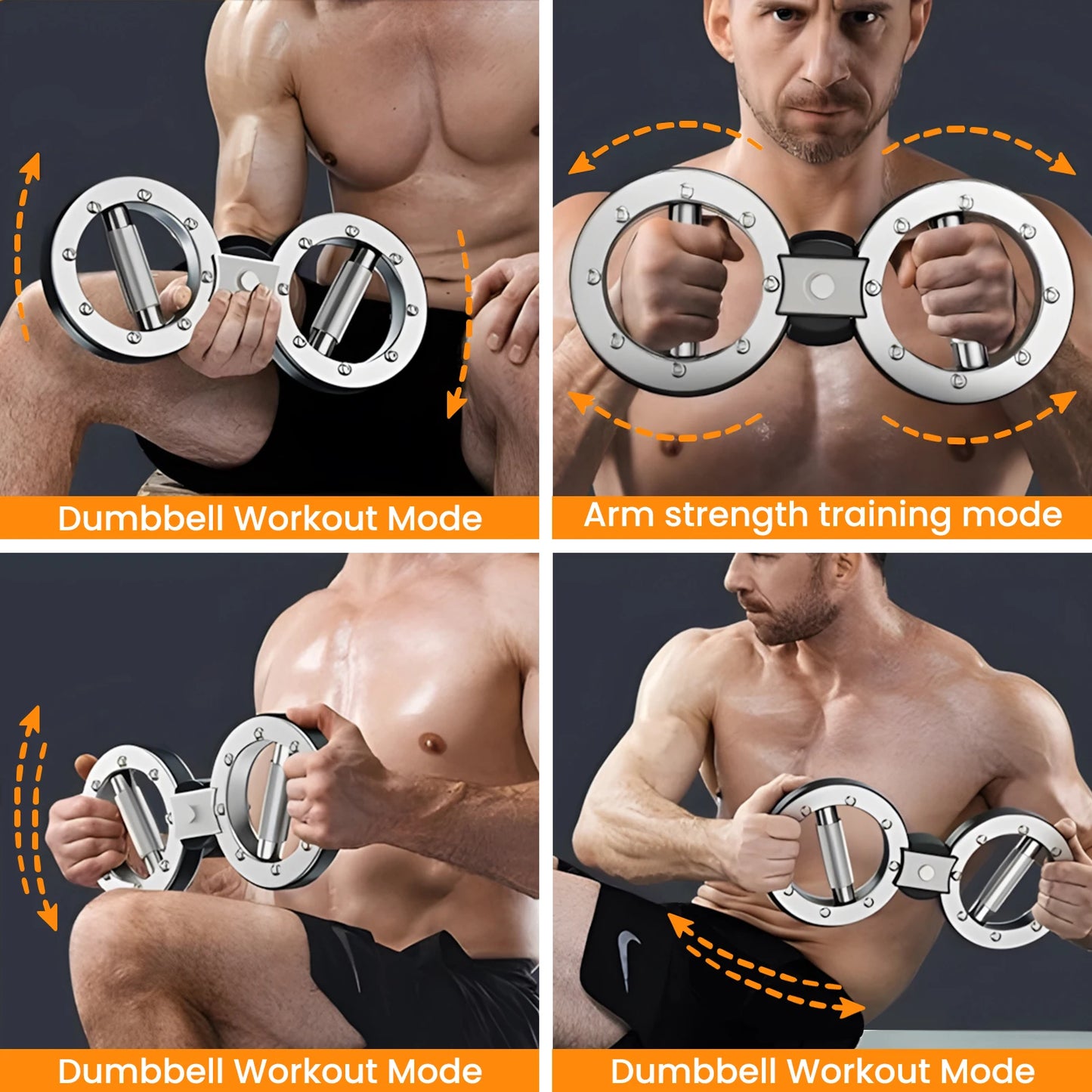 Rotator Multifunctional Grip Strength Trainer Adjustable 8 to 15 Pounds