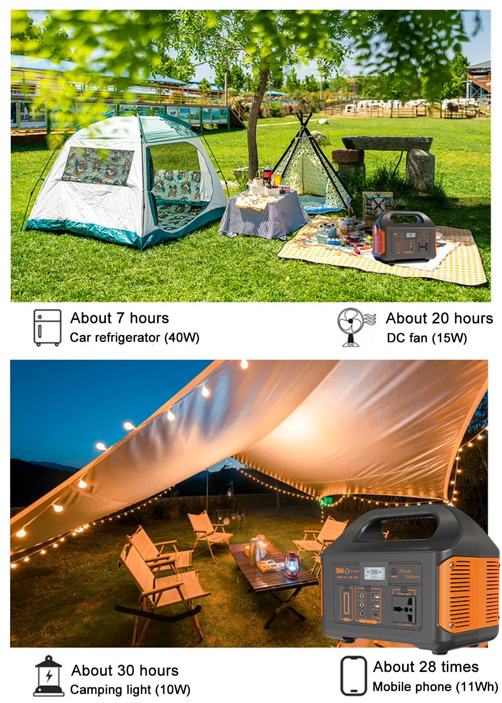 Jsdsolar Gaiaray 300W Portable Power Station 110V 460.8Wh Solar Generator