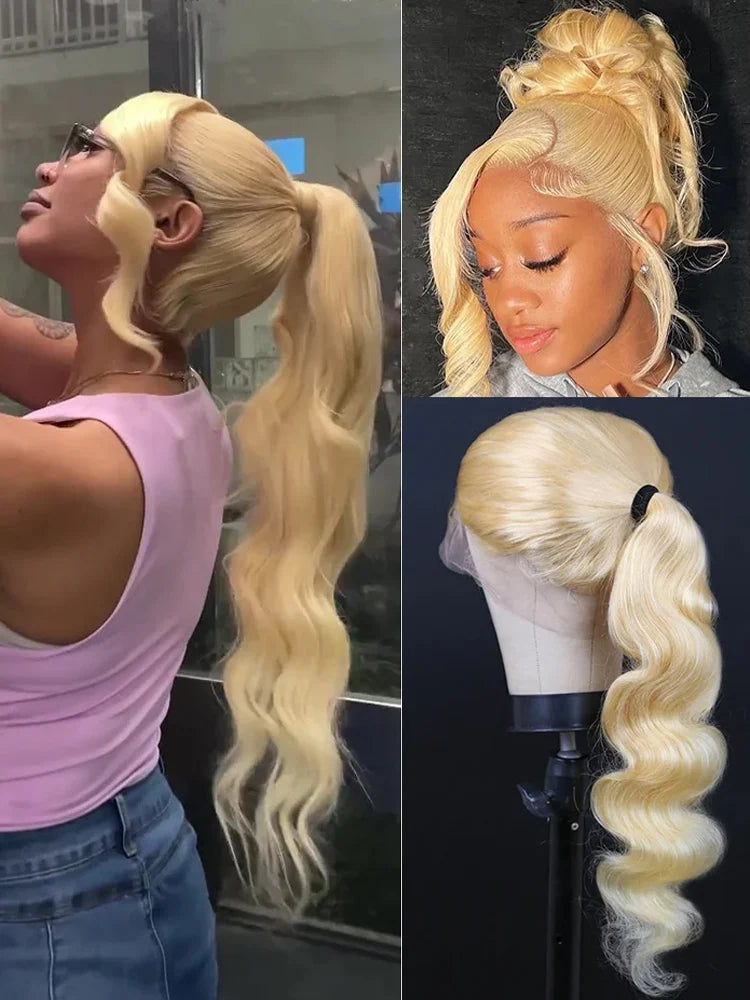 Monstar 360 Lace Frontal Wig HD Body Wave Remy Hair