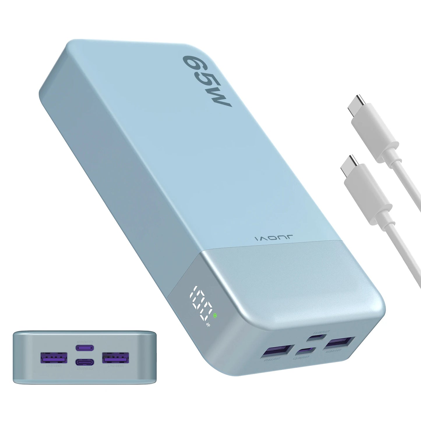 20000mAh 65W Laptop Power Bank PD3.0 Fast Charger for MacBook