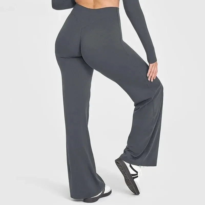 STOUREG Soft Butter Fabric Sport Trousers For Women Yoga Pants