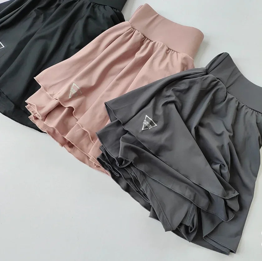 Sports Women's Running Skirt Quick Dry Breathable For Yoga Tennis