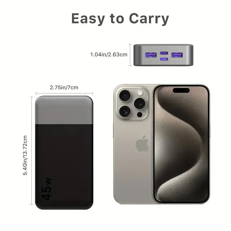 Fast Charging Power Bank 20000mAh 45W With LED Display