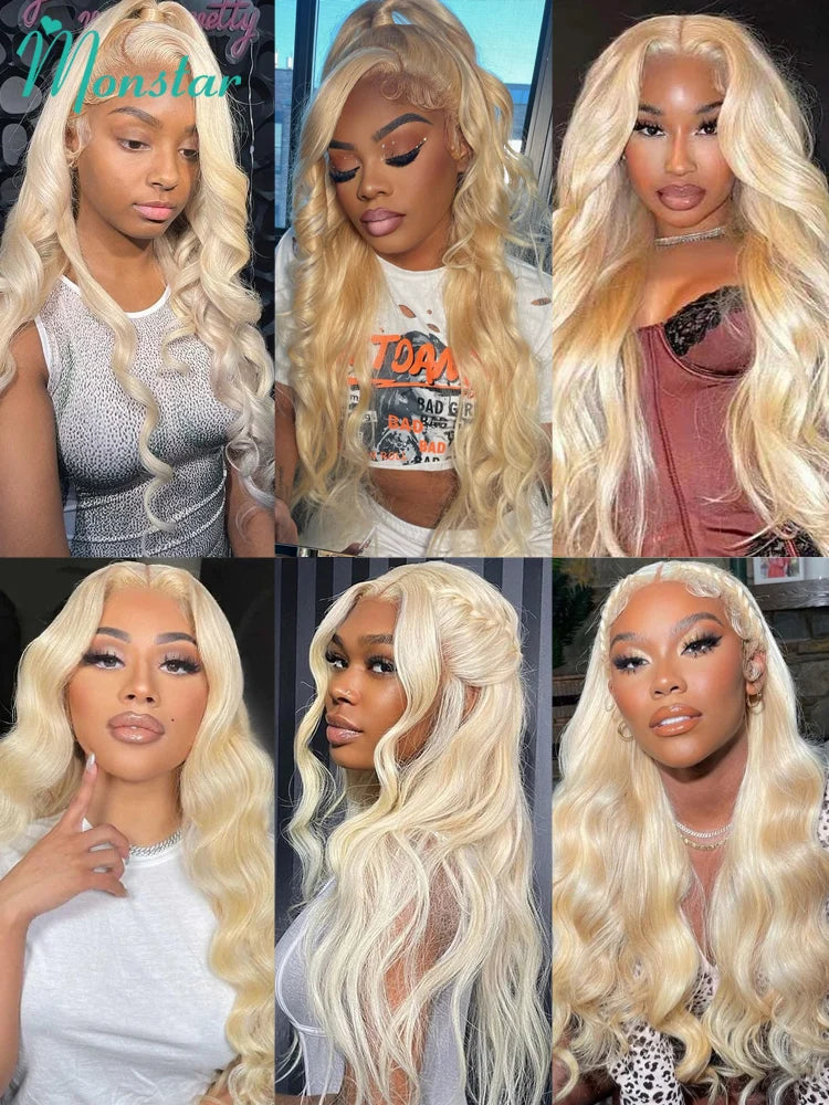 Monstar 360 Lace Frontal Wig HD Body Wave Remy Hair