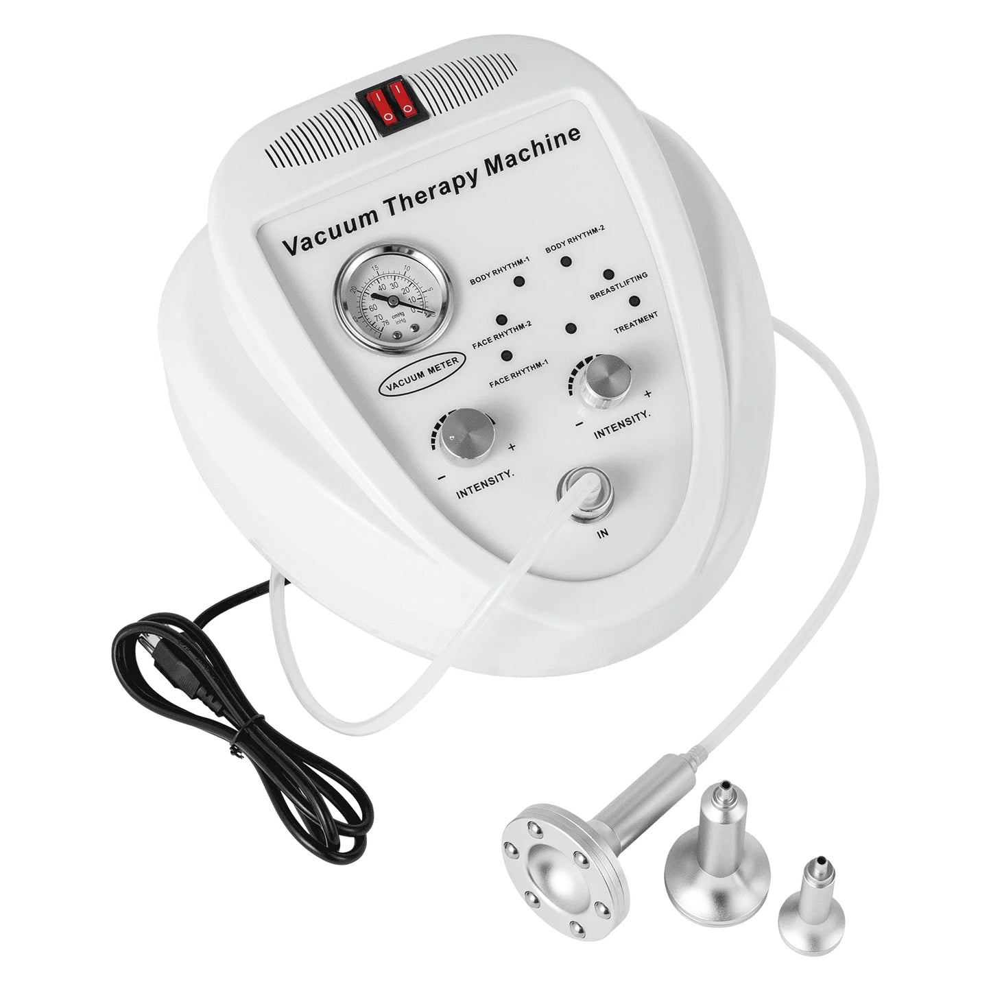 Vacuum Therapy Machine For Breast Enlargement And Body Sculpting With 24 Cups Kit And 6 Modes 110V 60Hz