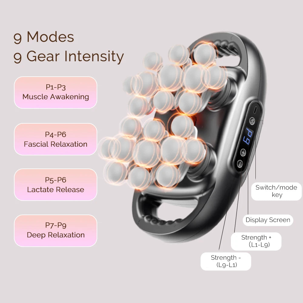 Foreverlily 22-Head Fascia Gun High-Frequency Massager