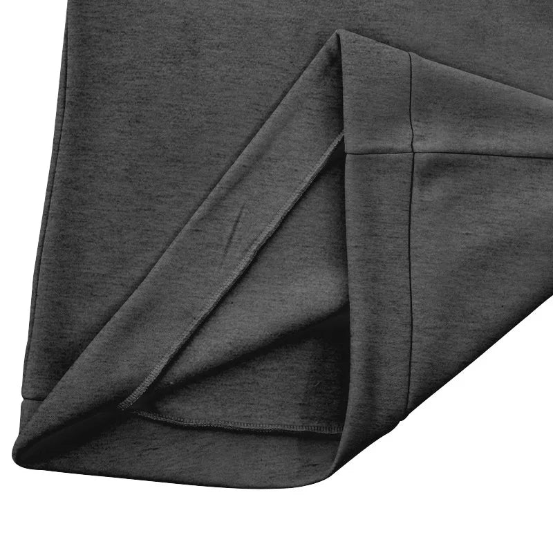 Men's Autumn Winter Heavy Fleece Hoodie Half Zip Stand Collar
