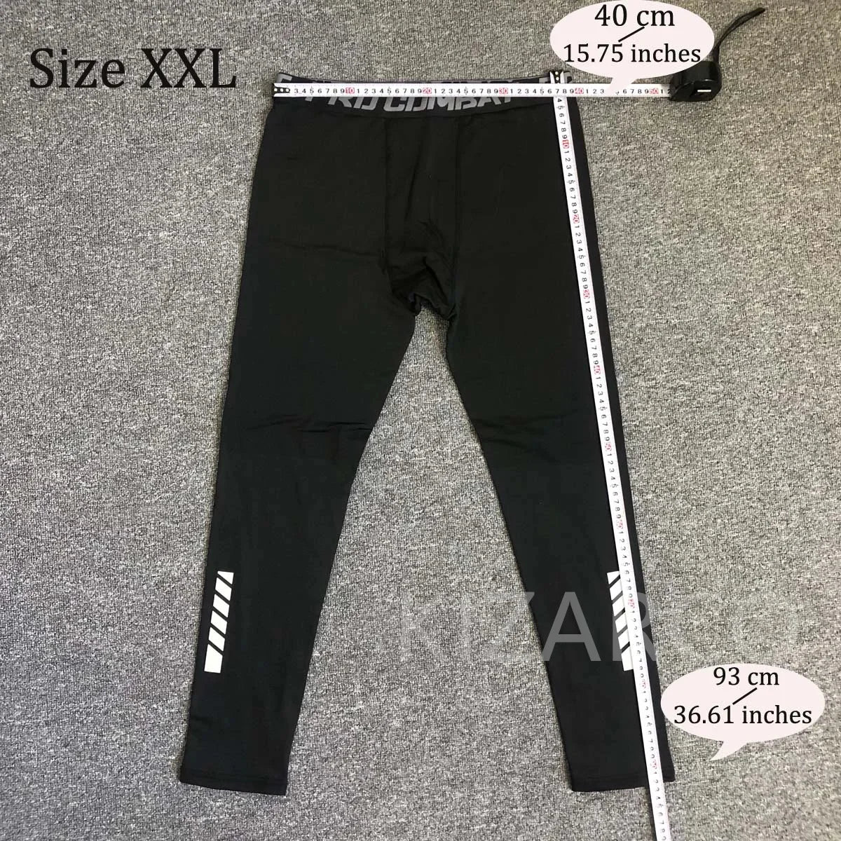 Men's Warm Compression Leggings For Running And Training
