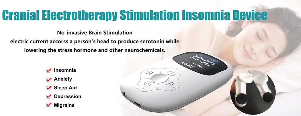 Homulaser Ear Clip CES Therapy Device For Sleep And Relaxation