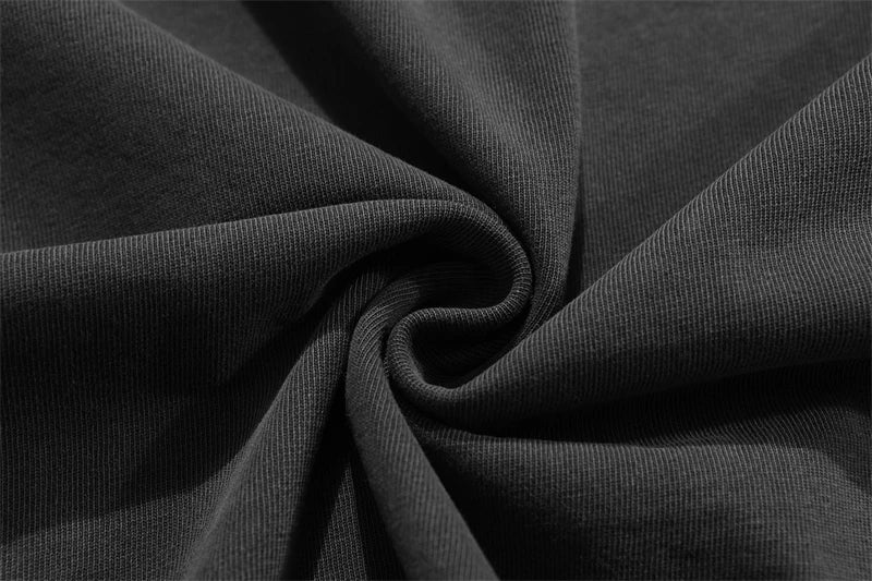 ZODF Basic Solid Washed Cotton Tee For Men Unisex Streetwear