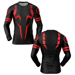 Anime Jujutsu Kaisen Compression T Shirt 3D Sukuna Print Sportswear