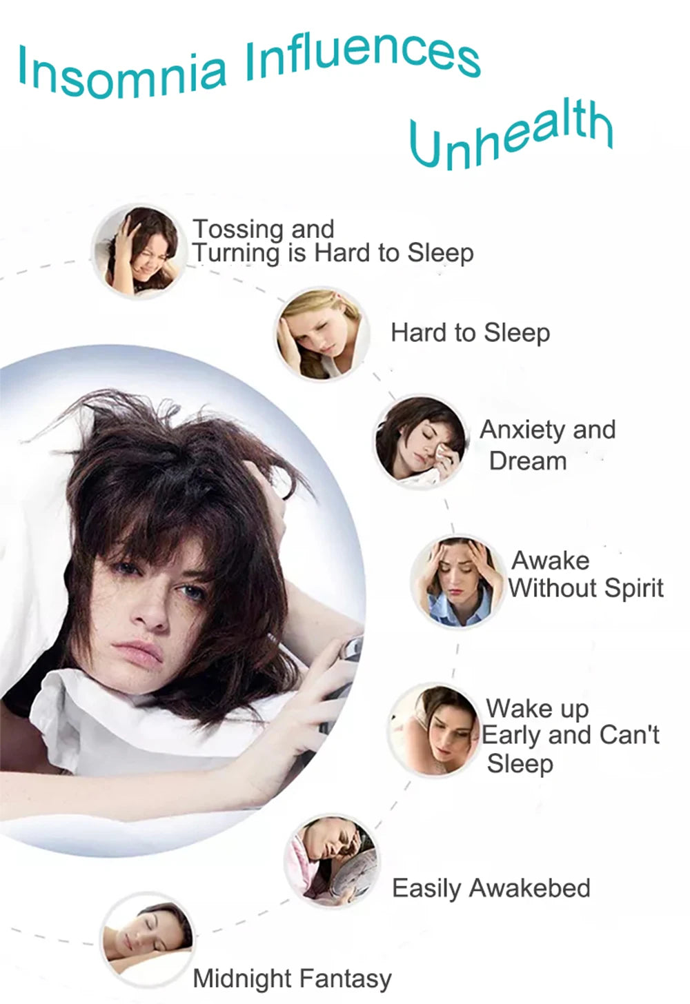 Homulaser Ear Clip CES Therapy Device For Sleep And Relaxation