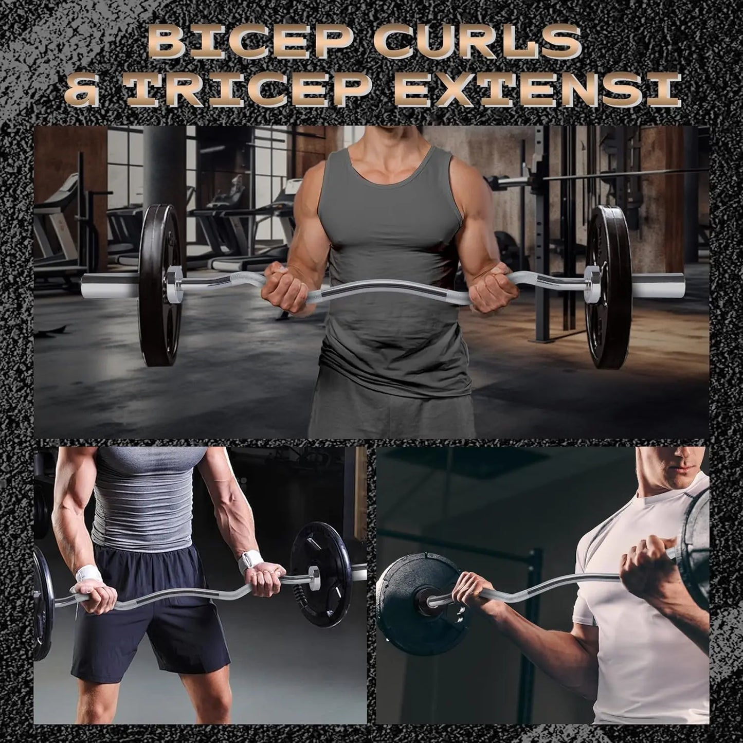 Twister CK EZ Curl Bar For Weightlifting And Powerlifting