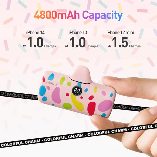 iWALK 4800mAh Mini Capsule Power Bank 20W Fast Charging
