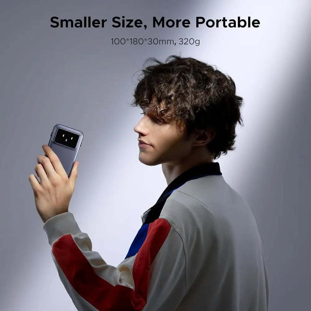 10000mAh Qi Wireless Power Bank With 20W USBC PD Stand