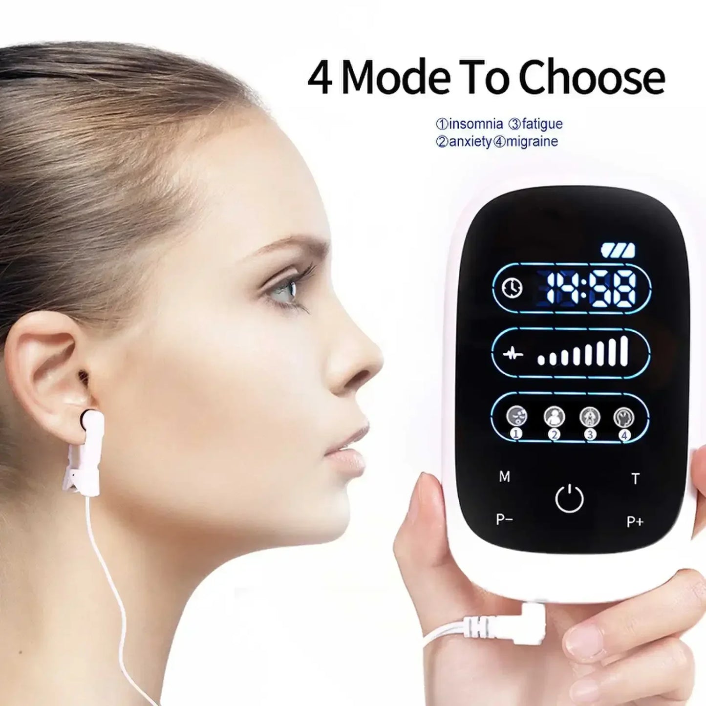 Homulaser Sleep Aid CES Therapy Ear Clip Device For Insomnia