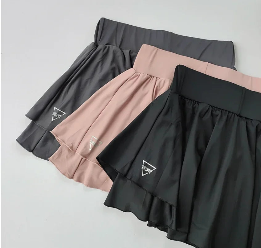 Sports Women's Running Skirt Quick Dry Breathable For Yoga Tennis