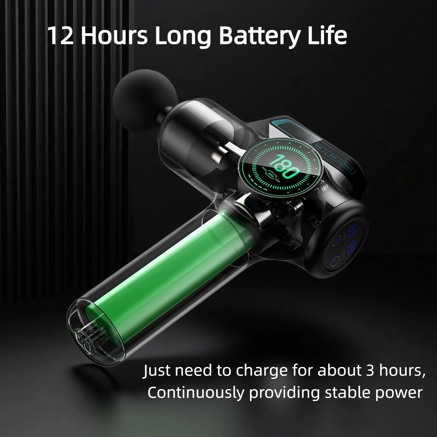 Massage Gun 99 Speeds 8 Attachments for Full Body Recovery