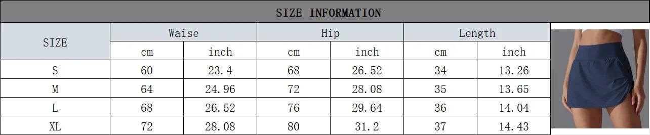 Hamidou Outdoor Sports Yoga Skirt For Badminton And Tennis
