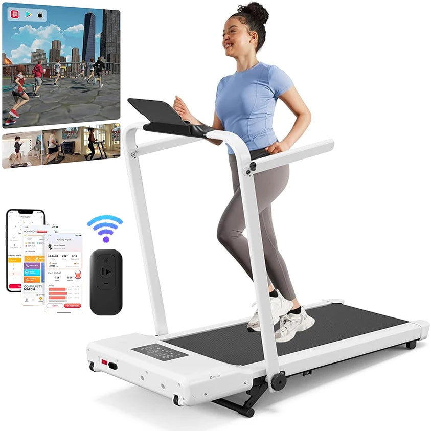 Nonedriving Walking Pad Treadmill With 9 Incline For Home Office Compact Quiet Walking Machine