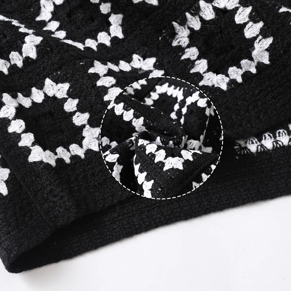 Men's Summer Knit Printed Short Sleeve Breathable Casual Top