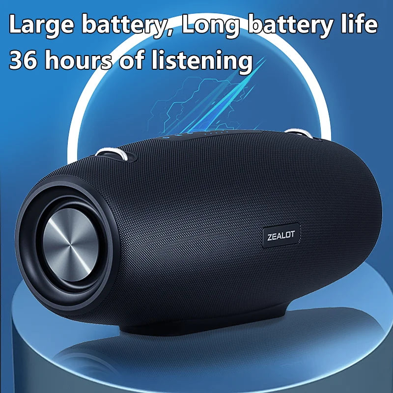 Zealot S67 Wireless Speaker Outdoor Waterproof Portable With Shoulder Strap